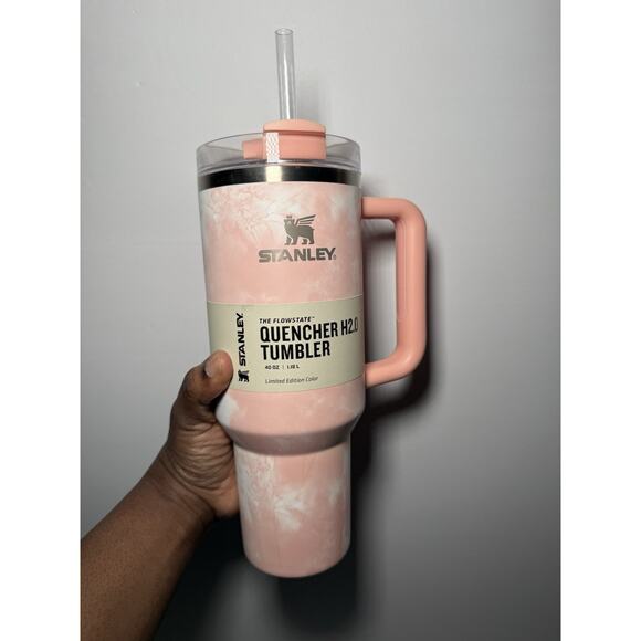 Stanley X Target Exclusive PEACH TIE DYE H2.O Flowstate Quencher BNWT - Picture 3 of 6